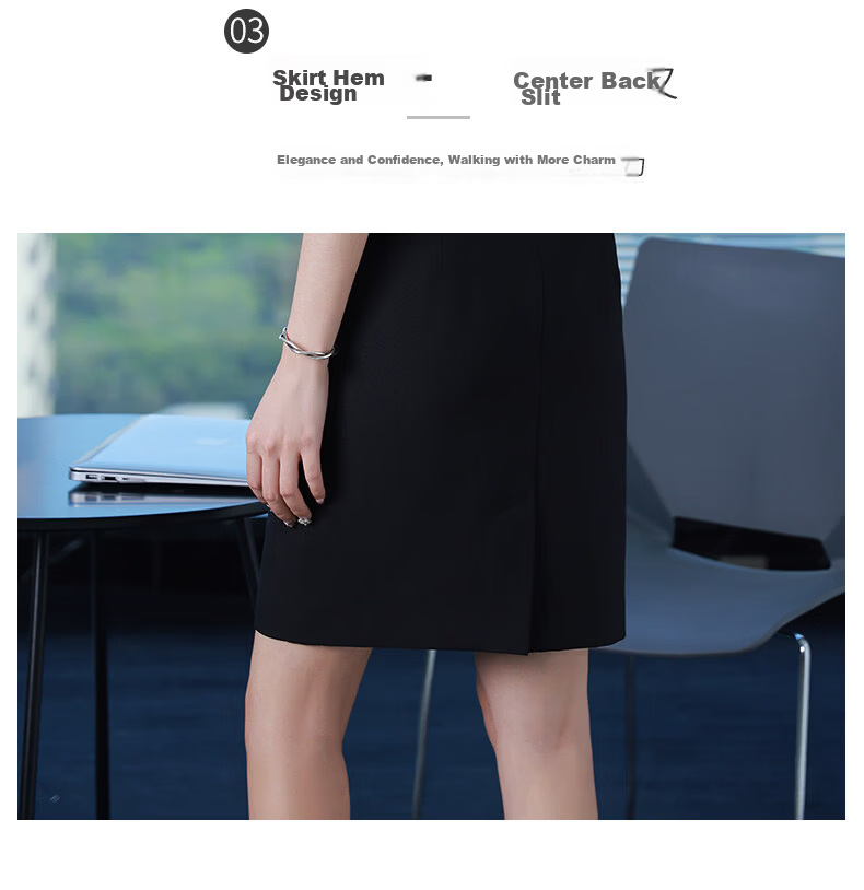 Yaotong Elastic Waist High-Waist Summer Short Skirt Women's Pencil Skirt Office Workwear 7
