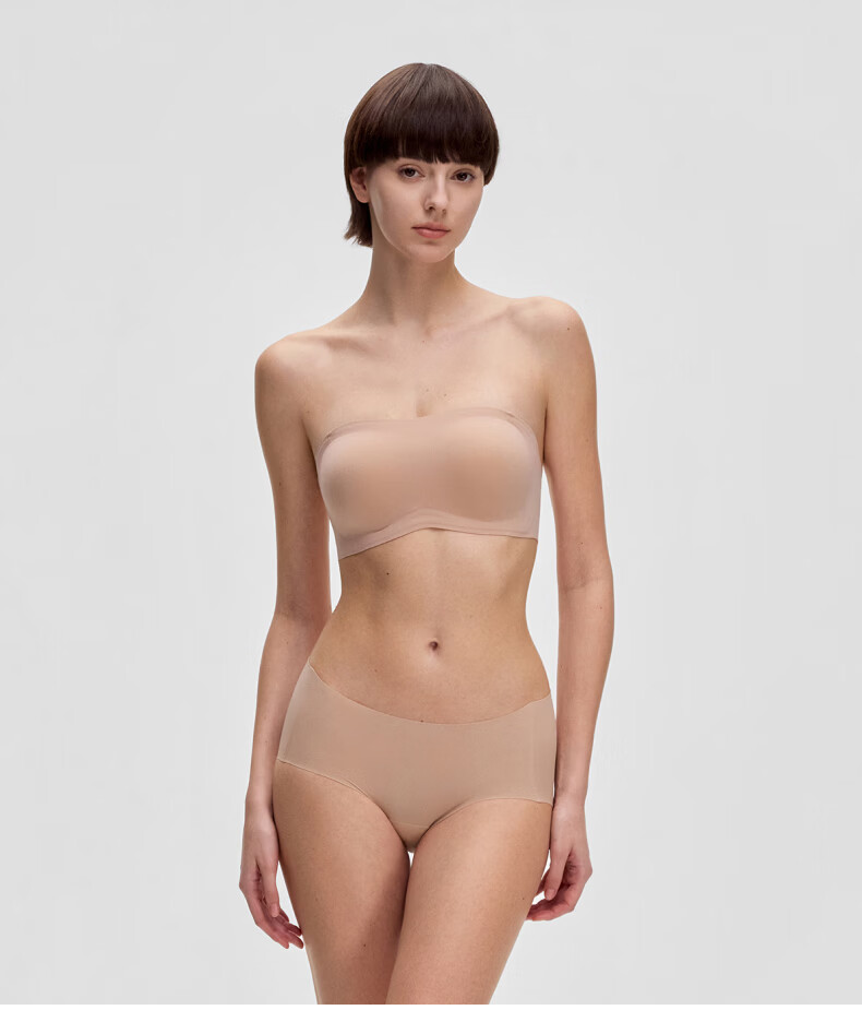 Bananain [Liu Haocun's Choice] 516S Bandeau Non-Slip Women's Bra, Push-Up, Beautiful Back, Seamless, Wedding Dress Special Bra 30