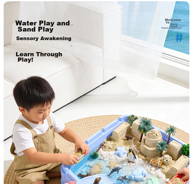 Melo Childhood Starry Sky Sand Dessert Party Space Sand Toy Non-Toxic Non-Sticky for Kids 3-6 Years Birthday Children's Day Gift 9