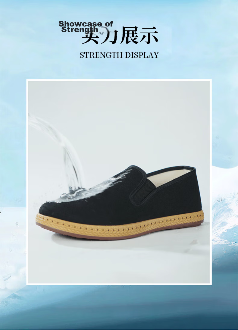 Yuzhaolin Casual Shoes Old Beijing Cloth Shoes Men Traditional Slip-On Lazy Shoes Middle-Aged and Elderly Dad Shoes Y1S-1012 Size 44 21