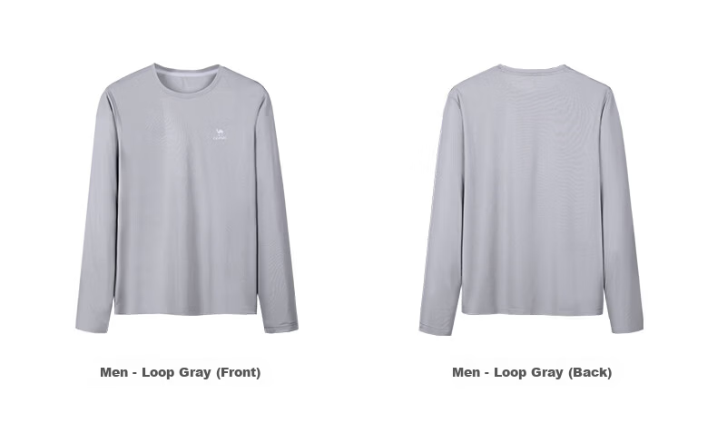 CAMEL Long Sleeve Quick-Dry T-Shirt for Women Running Fitness Crew Neck Sports Top C25CAVL6001 Pink Purple M 22