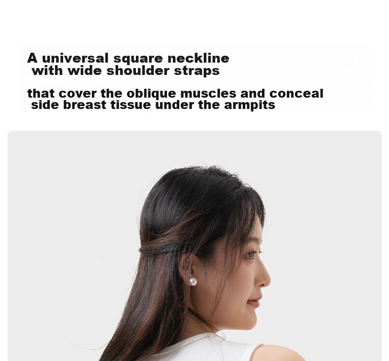 Guniangjia Women's New Vest [No Bra Needed] Integrated Camisole with Built-in Chest Pad, Wearable as Outerwear, Backless Design 16