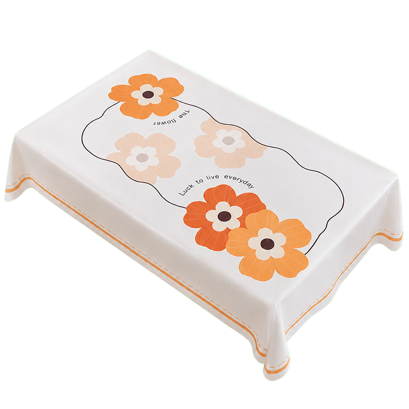 JANMEIJIA Tablecloth, Waterproof And Oil-Proof, Washable, Heat-Resistant, Rectangular Table Cover, Luxurious High-End PVC, 140*180cm