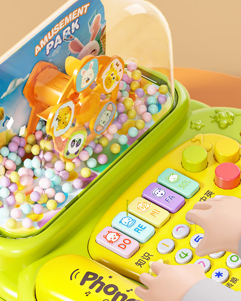 Xinge Children's Toy Telephone, 1-2 Years Old Infant Toddler Early Education, Multifunctional Realistic Landline Phone, 12 Months, for Boys And Girls 9