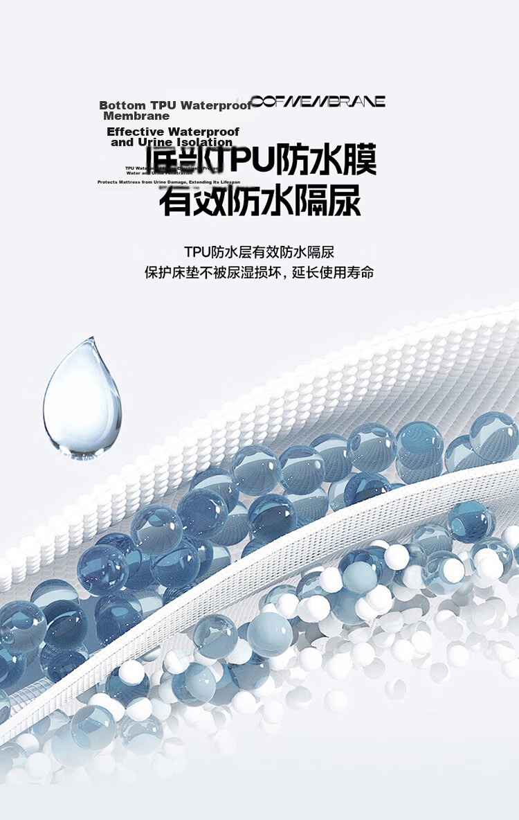 Yalu Mattress Protector All-Season Bed Cover, Full Coverage Bed Sheet, Mountain Gray, 180*200cm 10