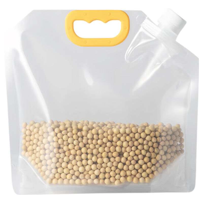 JD Original Multi-Grain Sealed Bags, Food-Grade Storage Bags, Rice Beer Bean Storage Bags 3 Jin [5 Pieces]