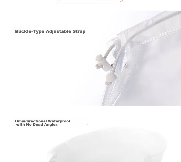Chegui Mu Non-Disposable PVC Rain Shoe Covers Waterproof Anti-Slip Transparent Thickened Durable Shoe Covers Size L for EU 36-39 16