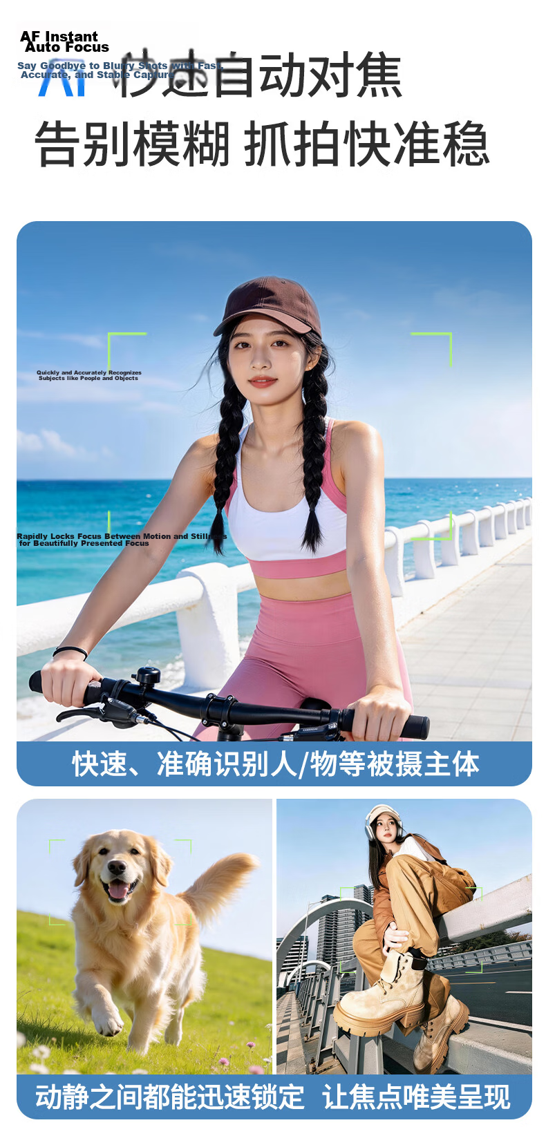 KGPG CCD Camera Bag Small Portable Shockproof PU Sky Blue with Wrist Strap Children's Day Gift 11