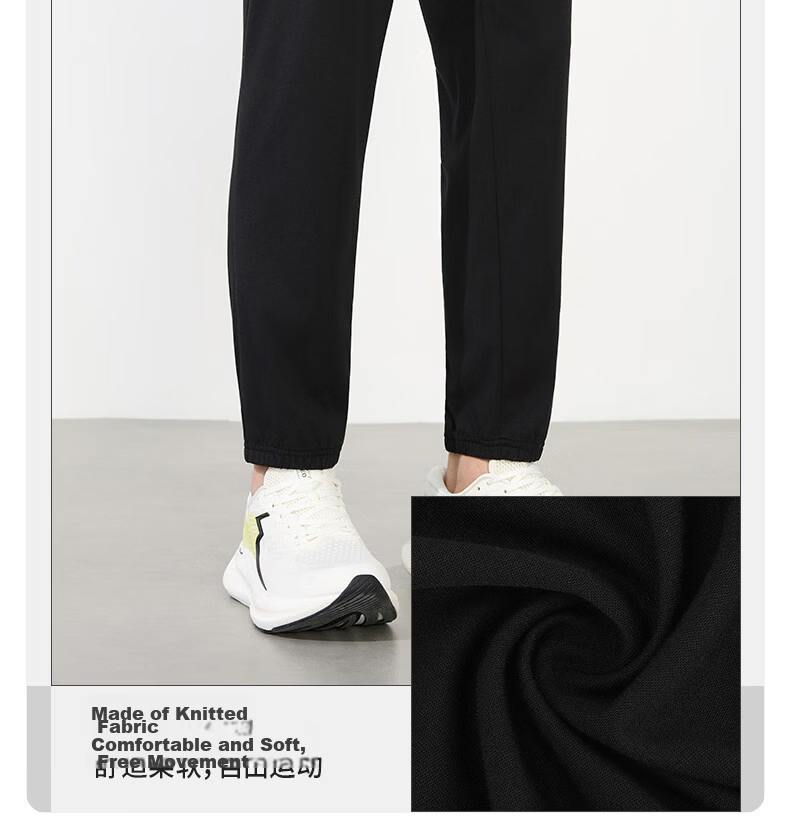 361° Men's Casual Sports Pants Spring Summer Running Loose Fit Fitness Cropped Jogger Pants 652614709H-3 5
