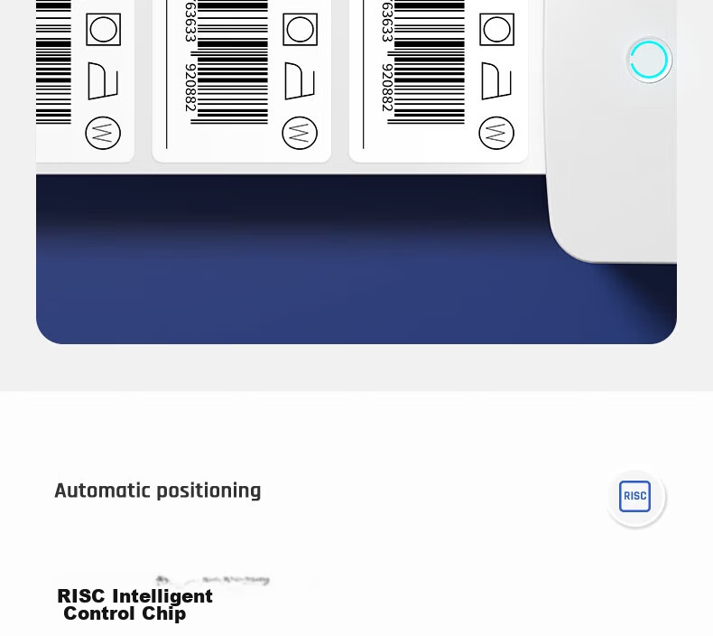 Deli DL-888D(NEW) Thermal Label Printer Commercial Office Adhesive Shipping Warehouse Logistics Label Fixed Asset USB Version 108mm 150mm/s 19
