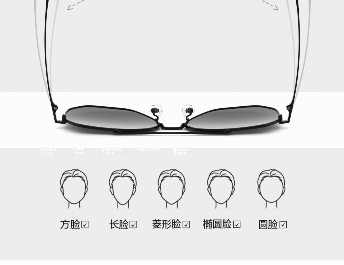 GENTLE MANIA Polarized Sunglasses Fashion Aviator UV Protection Night Driving Anti-Glare Glasses 10