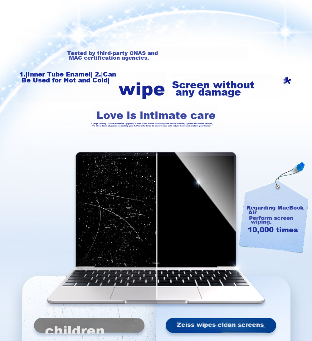 ZEISS Piano Keyboard Computer Laptop Mac Apple IPad Screen Cleaning Wipes, 120 Sheets 4