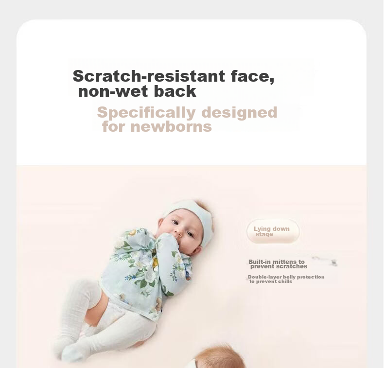 Babycare Baby Sleeveless Romper Soft Comfortable Jumpsuit Newborn Full Moon Infant Clothing Camellia Wind Chime - Green 59cm 8