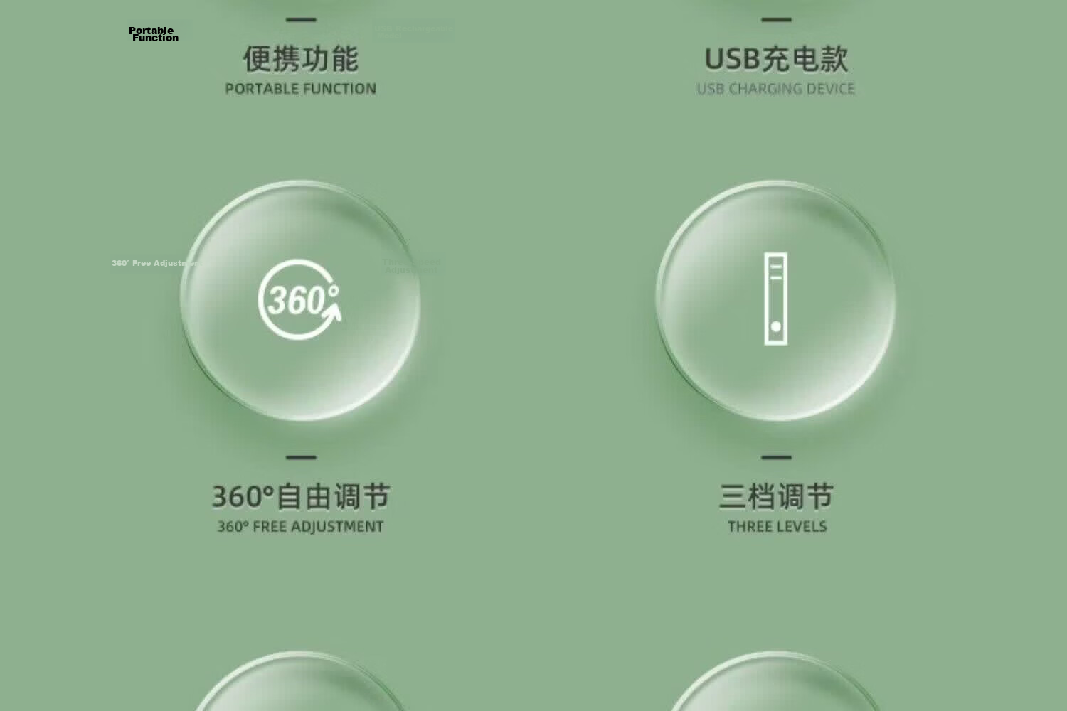 AUX Desktop Electric Fan Small Table Fan Dormitory Office Desktop Mini Fan Air Circulation Energy-Saving Home Small Table Fan 18S3 8
