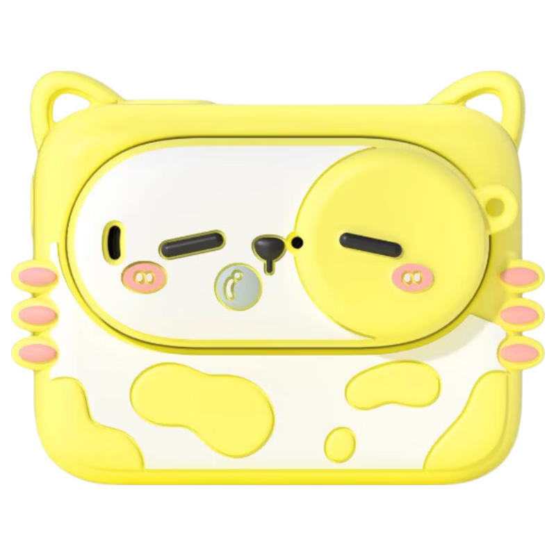 CHENSONG Silicone Protective Case for Insta360 GO3S Camera, Shockproof Yellow Cover Accessories