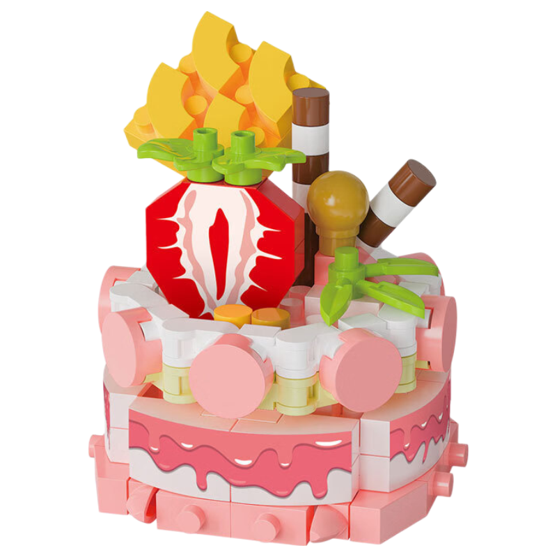 JEPPE Mini Building Blocks Blind Box DIY Small Particle Assembly Cake Children's Toy Student Prize Kindergarten Gift