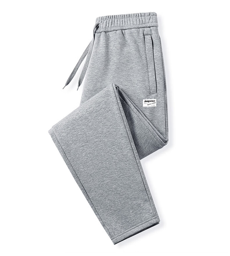 JEEP SPIRIT Ice Silk Pants for Men, Summer Quick-Dry Sports Trousers, Breathable Pants, Outdoor Straight-Leg Casual Pants for Men, Black XL 24