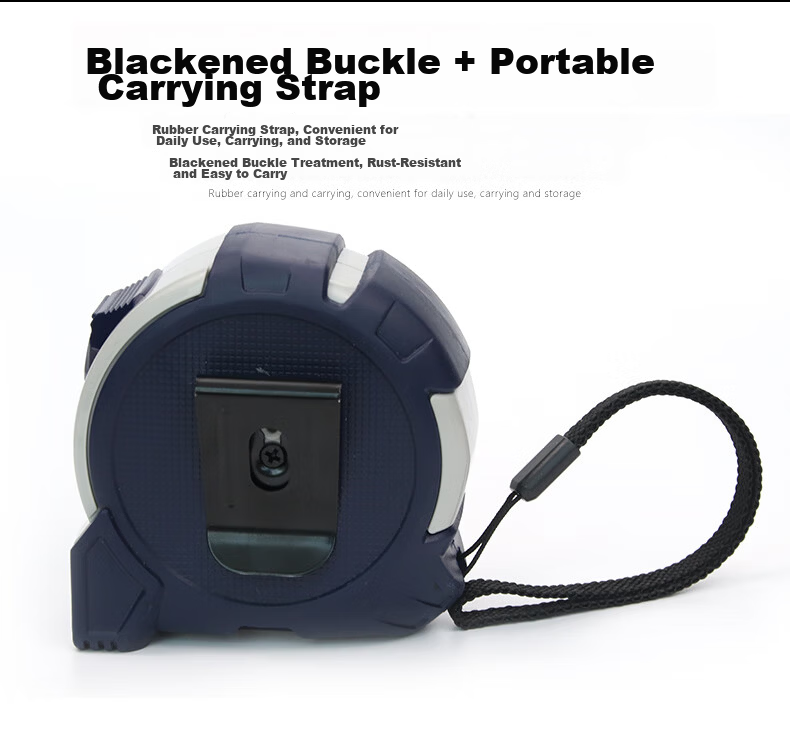 The Great Wall High Precision Thickened Nylon Coated Waterproof Rubber Steel Tape Measure 5m x 25mm 686565 8