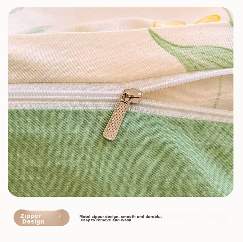 Hongdou 100% Pure Cotton Duvet Cover, Single Piece, for Student Dormitory, Cotton Quilt Cover, Single Person Full Cotton Duvet Cover, 160*210cm, Heartbeat Style 13