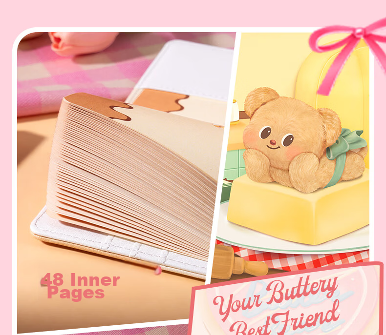 Deli [Children's Day Gift] Guardian Sweetheart Badge Hardcover Notebook Student Planner Journal TX208 Random Color 17