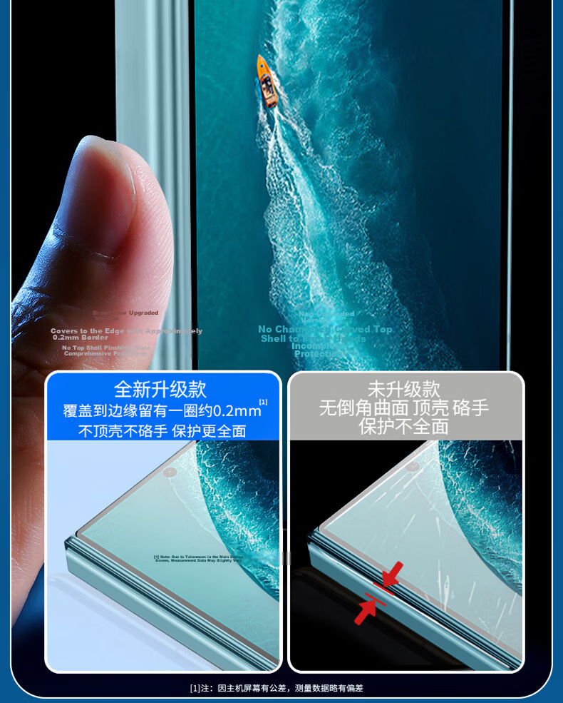Smorss 2-Pack Dust-Free Screen Protector for vivo XFold6 - Full Coverage HD Tempered Glass Film, Bubble-Free, Anti-Scratch, Anti-Fingerprint Protective Screen Film 13
