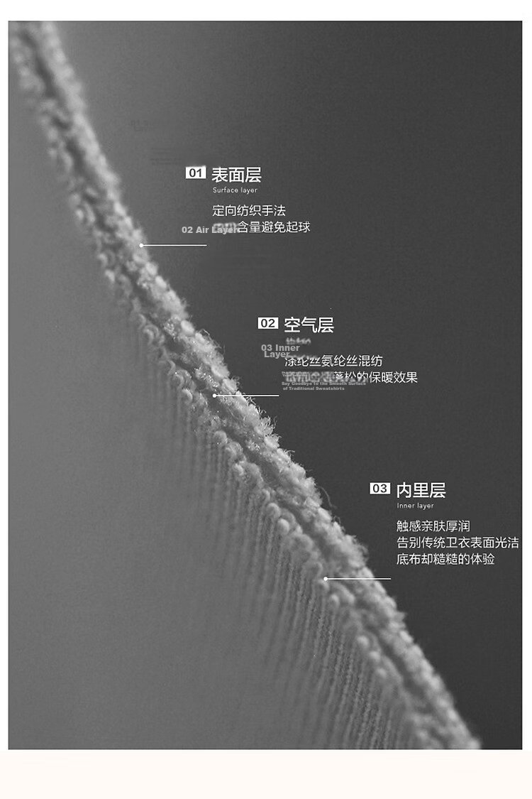 Dme [350G Air Layer] Spring Fashion Round Neck Beaded Letter Embroidery Loose-Fitting Fitted Sweatshirt Women's Top 10