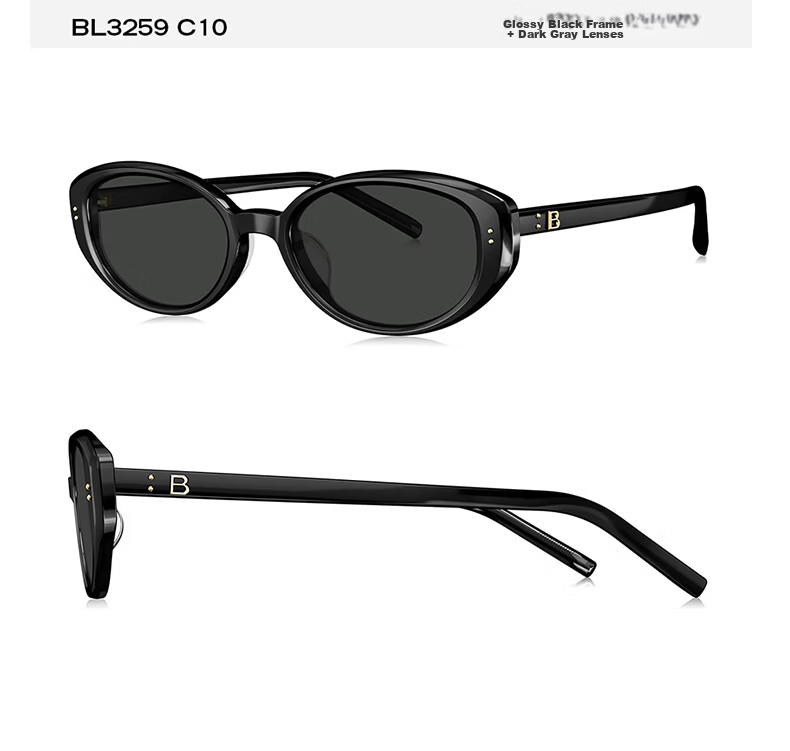 BOLON Bolon Eyewear 26 New Yang Zi Same Style Retro Fashion Small Frame Sun Glasses UV Protection Sunglasses Women BL3259C10 14