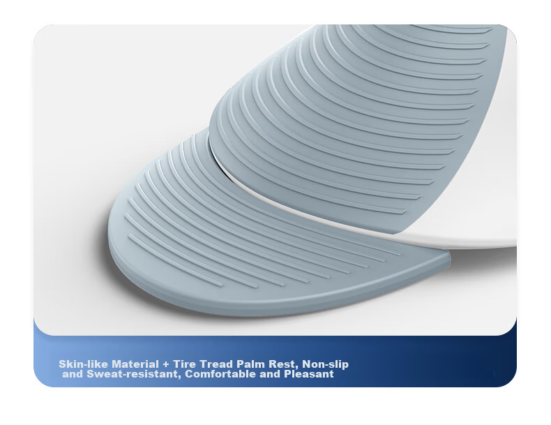 Delux M618GX Ergonomic Vertical Mouse Wireless Office Mouse Portable Detachable Palm Rest White 10