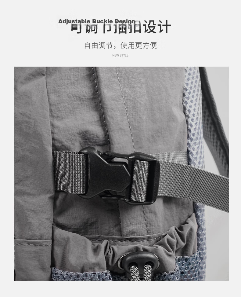 Siwangongli Foldable Backpack, Outdoor Hiking Sports Backpack, Running Trekking Lightweight Cross-Country Cycling Skin Bag 8