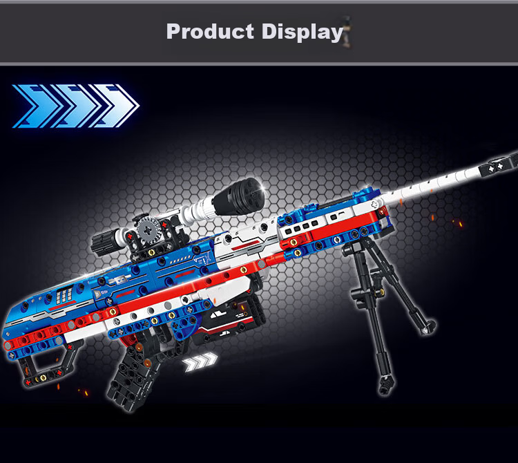Miaoyan Gatling Building Block Gun Toy Educational Construction Set for Kids Boys and Girls Ages 6-12 Birthday Gift 3