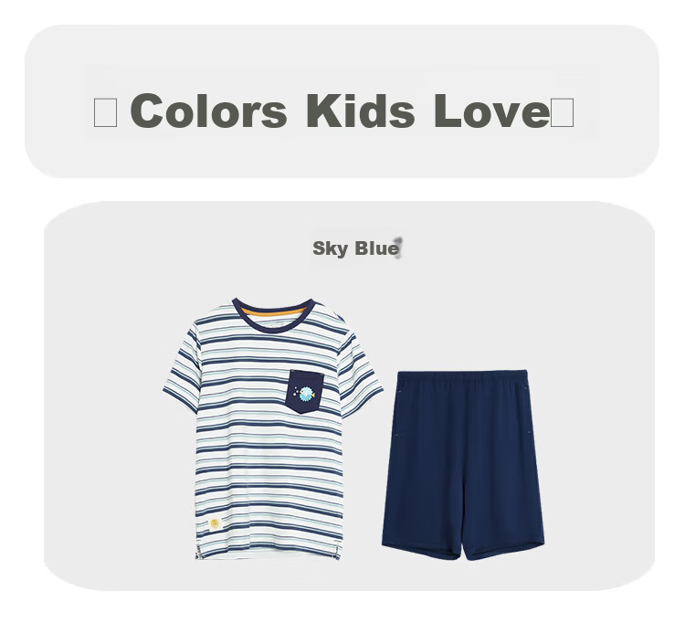 Hodohome [Same As in Mall], Children's Pajamas, Girls' Modal Cool-Feeling Short-Sleeve Loungewear, Air Conditioning Wear, 366, 130 14