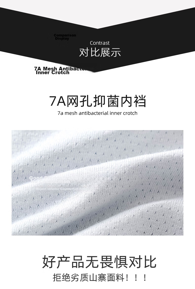 Hodo Youth Pure Cotton Antibacterial Breathable Boys Underwear 7A Antibacterial Crotch Developmental Period 12-16 Years Old Big Kids 185 9
