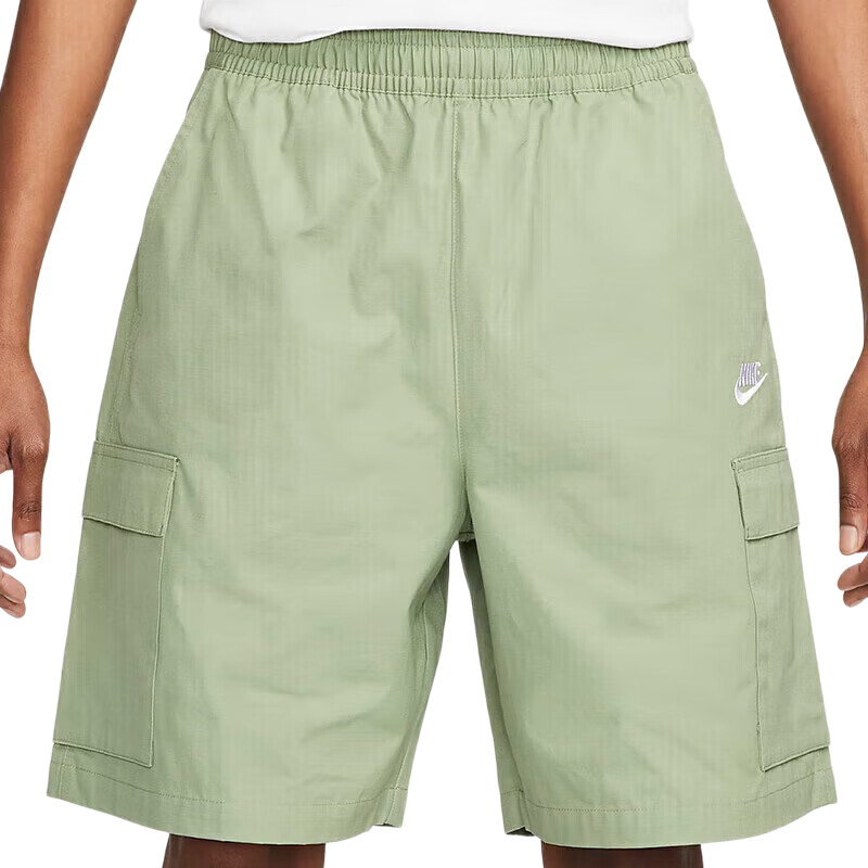 NIKE Men's Sports Shorts, Summer Woven Cargo Shorts, Loose And Simple Style, FB1247-386, Light Green, 2XL