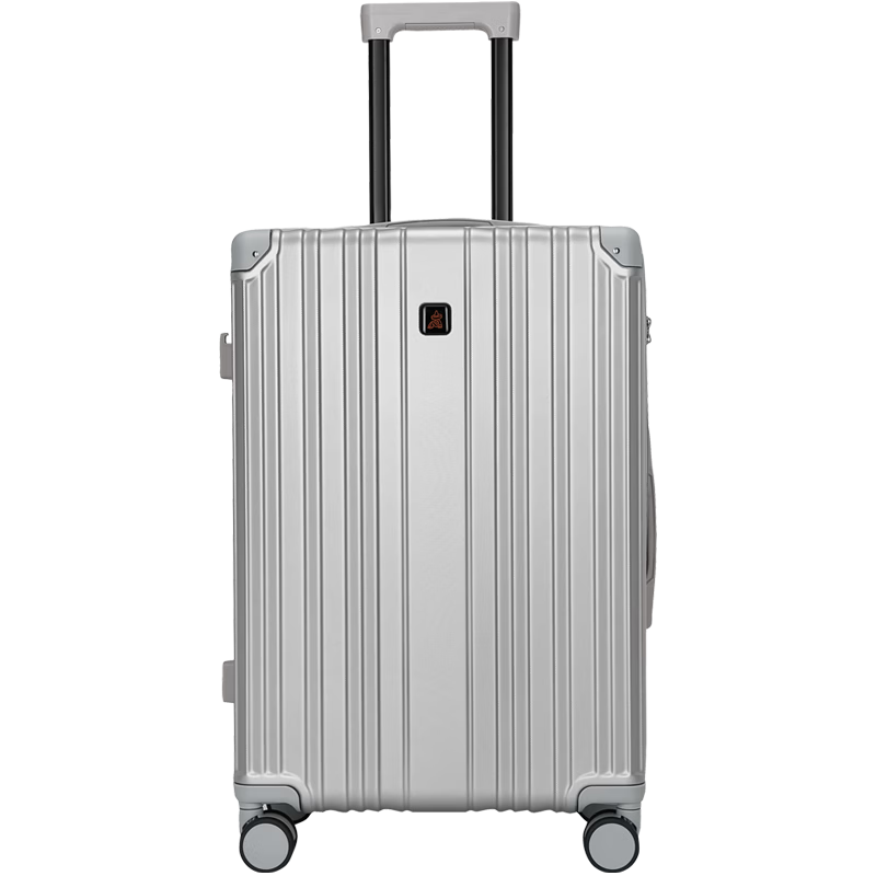 Daocaoren Luggage 24-Inch Suitcase for Men And Women with Spinner Wheels, Password Lock, Large Capacity Travel Case, Leather Suitcase, Check-In Case
