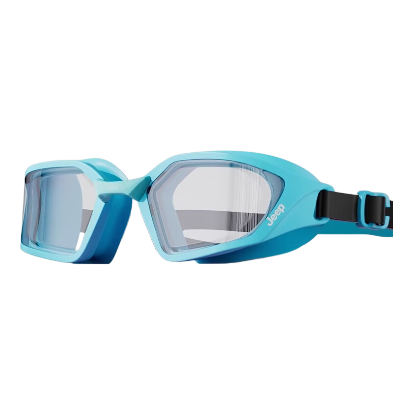 Jeep Kids Swimming Goggles Boys Waterproof Anti-Fog HD Youth Girls Swim Glasses Blue Ink Candy