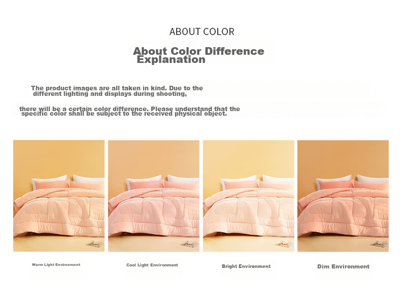 FUANNA Winter Comforter, Fiber Quilt for Winter, Double-Size Seven-Hole Antibacterial Thick Winter Duvet Insert 6.7 Jin (3.35 Kg), 230*229cm, Pink 12