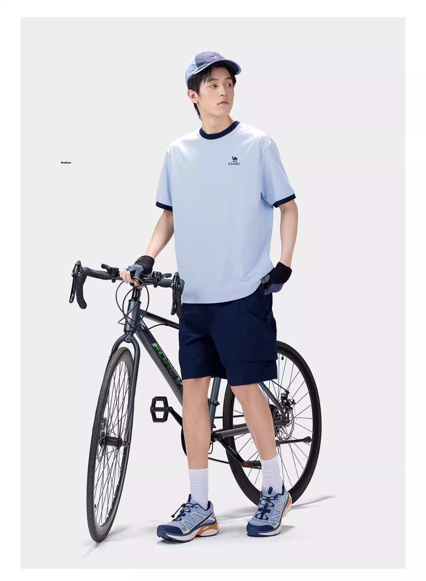 CAMEL Outdoor Quick-Dry Short Sleeve Unisex 2026 Spring Summer Breathable Sports Loose Fit Crew Neck Casual T-Shirt 9001 20