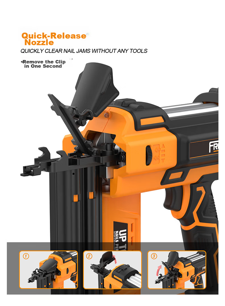 FREEMAN Electric Nail Gun T50 Pneumatic Nail Gun Woodworking Fast Nailer 13