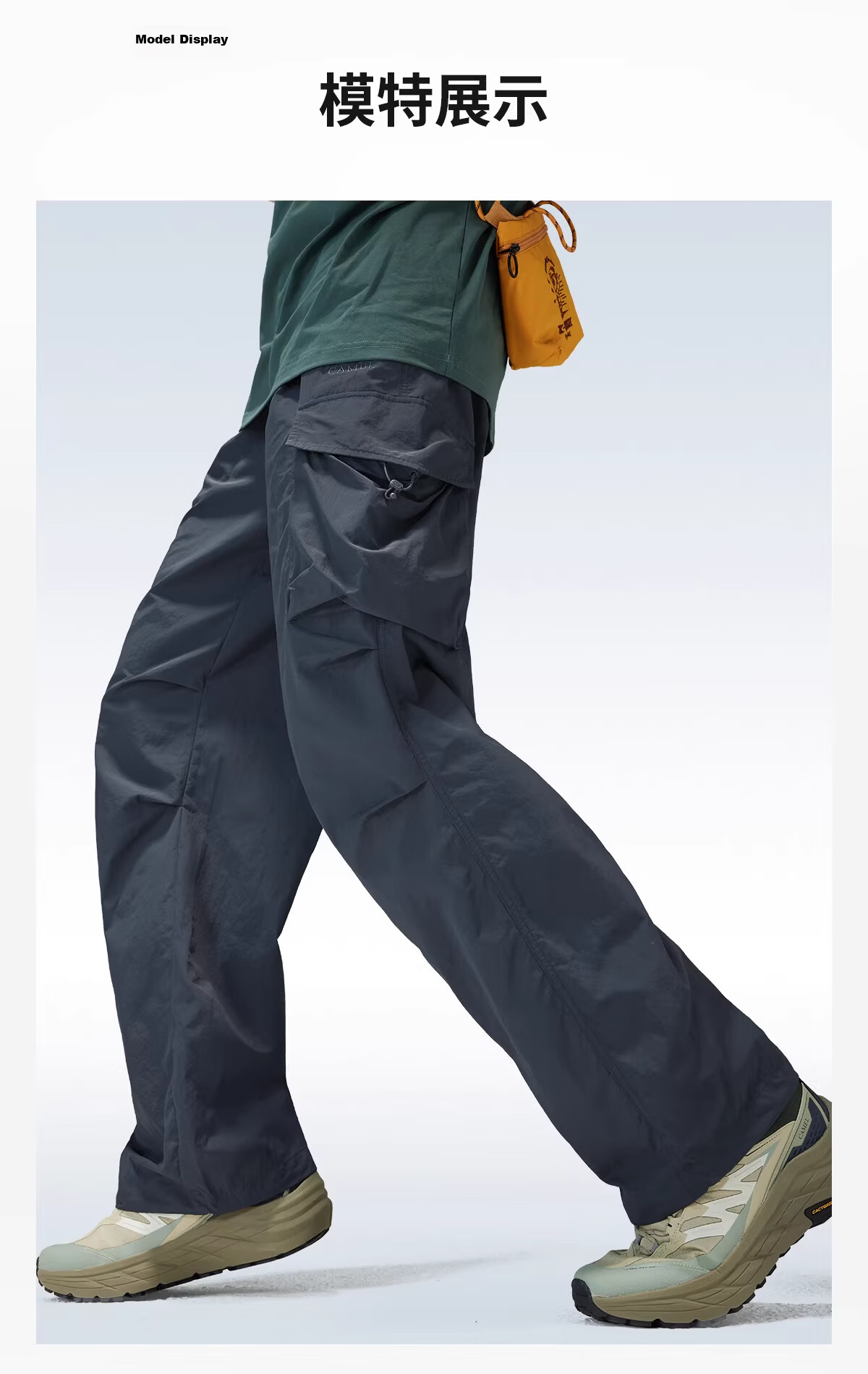 CAMEL Outdoor Quick-Dry Tactical Pants Men 26 Spring Summer Cooling Breathable Moisture-Wicking Sun-Protective Hiking Mountaineering Work Pants 9086 20