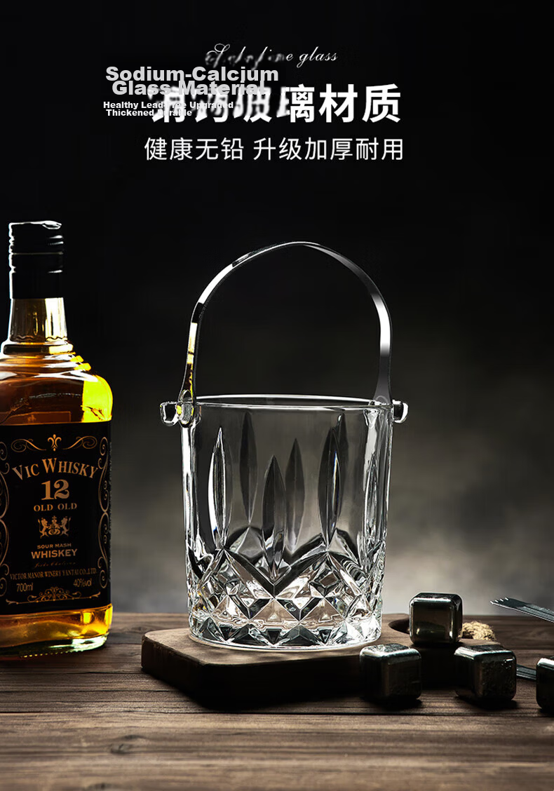 Green Apple Beer Mug Thickened Glass Large Capacity Draft Beer Mug 615ml Set of 2 Bar KTV Club Home Craft Beer Glasses 4