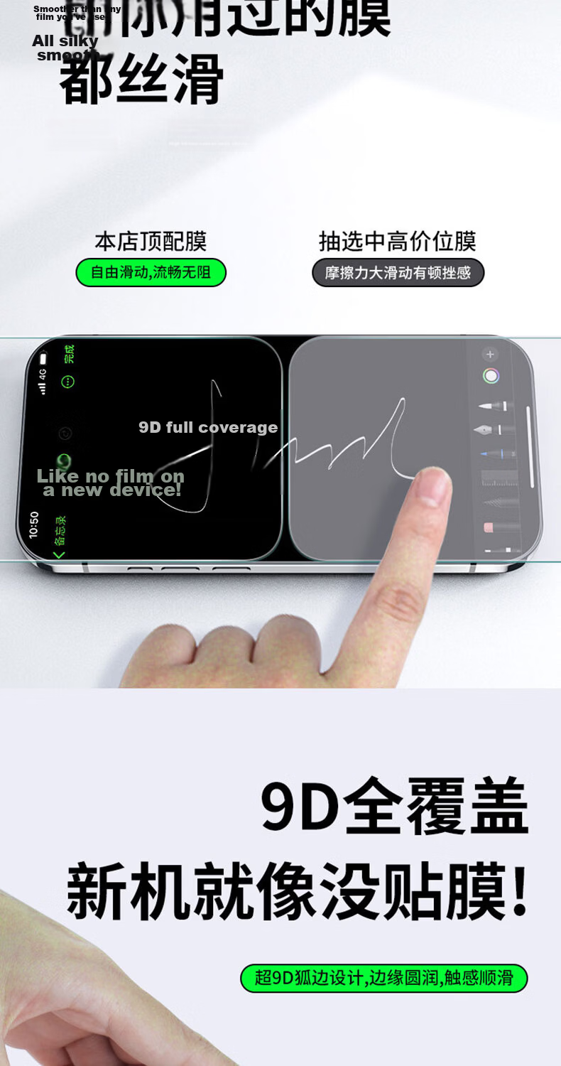 Mingying Compatible [HD 2-Piece Dust-Free Box] OPPO Reno15 Tempered Glass Screen Protector Full Coverage HD Glass Anti-Drop Scratch Explosion-Proof Instant Adhesive Protective Film 5