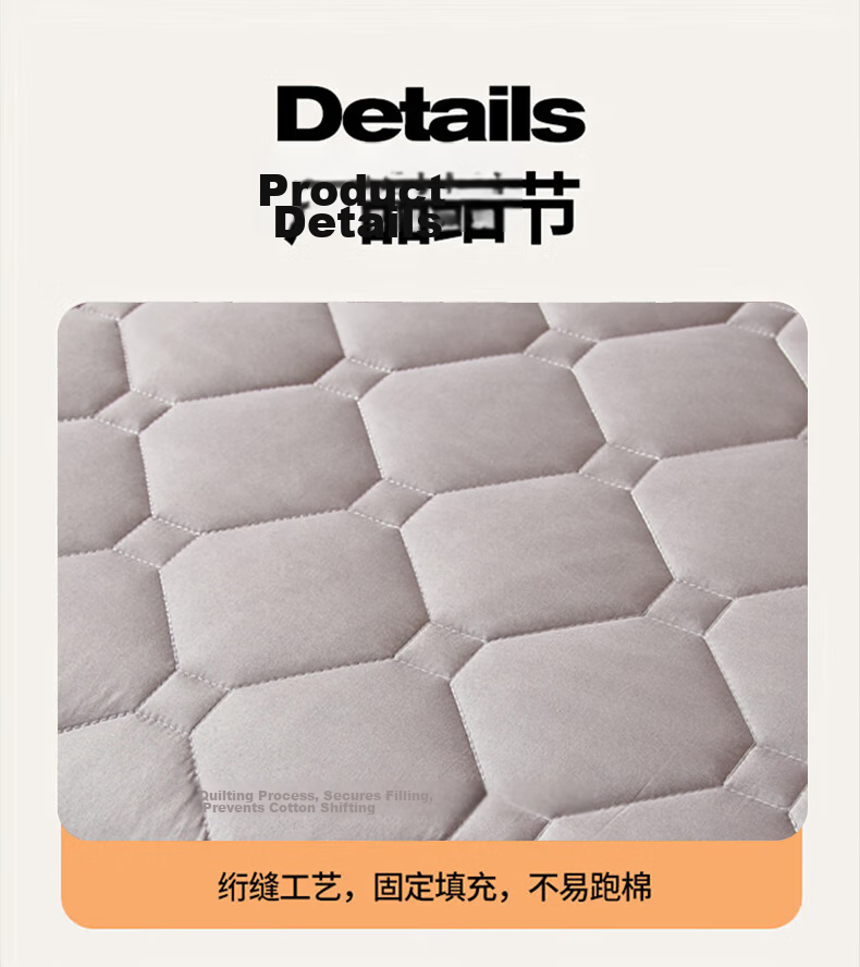 AVIVI Mattress, Dormitory Skin-Friendly, Single Bed Mattress, Thin Mattress, Tatami Mat, Bedding, Simple Gray, 90*200cm 12