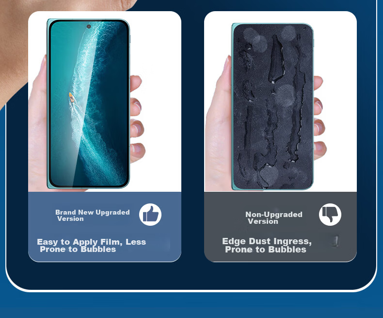 Smorss 2-Pack Dust-Free Screen Protector for vivo XFold6 - Full Coverage HD Tempered Glass Film, Bubble-Free, Anti-Scratch, Anti-Fingerprint Protective Screen Film 8