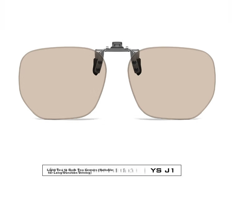 Bertha Color-Changing Clip-On Sunglasses for Men, Prescription Driving Glasses, Day and Night Use, Prescription Sunglass Overlays 31