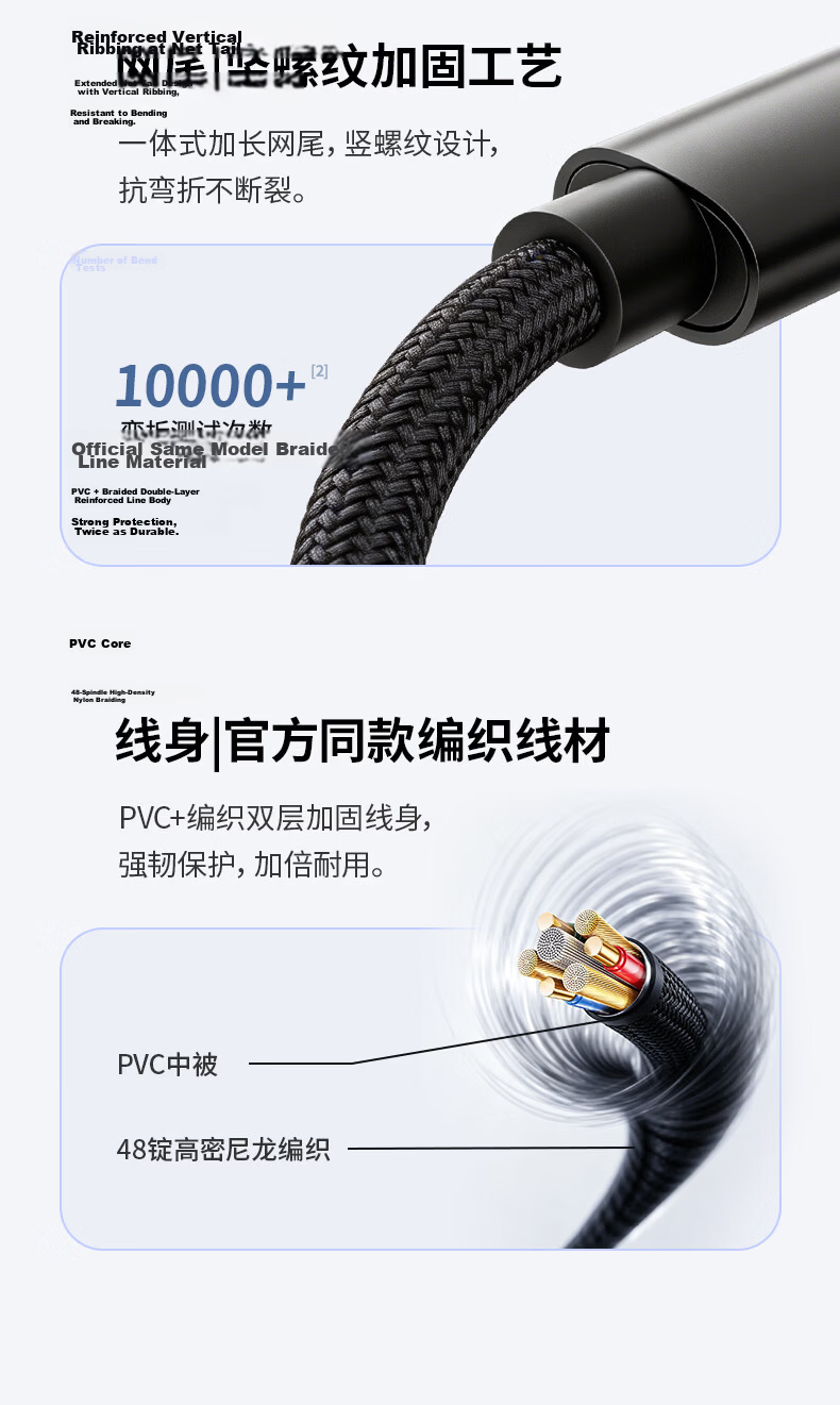 Hisense Type-C Charging Cable 2-in-1 PD 100W Dual Car Charger Compatible with iPhone 16/17/15/14 Huawei Xiaomi Smartphones 8