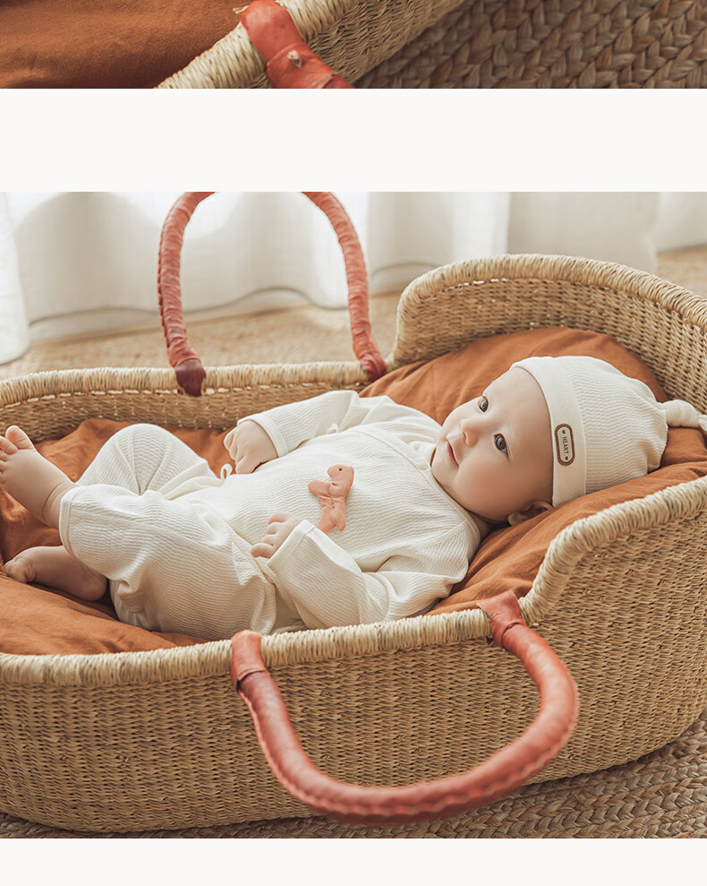Guaiqixiong Newborn 0-3 Months Clothes, Spring And Autumn Baby Outfit, Long Sleeve Tie-Up Bodysuit, Full Moon And Hundred Days Celebration Baby Clothes 15