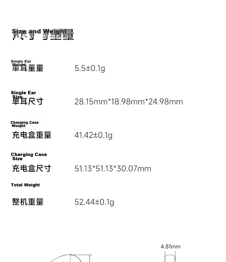 MI Xiaomi Clip-On Bluetooth Wireless Earphones Comfortable and Secure Fit Recommended by Lei Jun Compatible with Apple and Android Phones 44