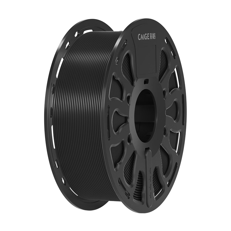 Caige 3D Printing Filament PETG 1.75mm Compatible with Tazhu, Creality, Elegoo, Zongwei Cube, Aurora Olvo 3D Printer Filament Black 1kg