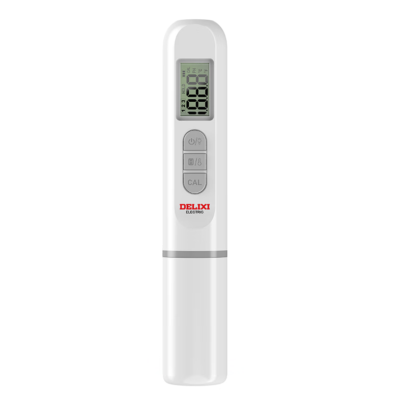 DELIXI ELECTRIC Industrial pH Meter Water Quality Tester Acid-Base Water Testing Pen Digital High-Precision pH Meter for Home Use