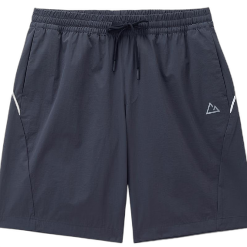 Giordano G-motion Four-Way Stretch Water-Repellent Sun-Protective Color-Block Elastic Waist Casual Shorts for Men 01106345